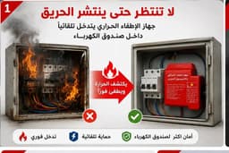 🛡️ جهاز الإطفاء الحراري الأوتوماتيكي 🛡️ 4
